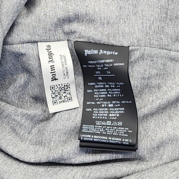 Palm Angels Classic Logo Lightweight Vest in Black size 46 Medium - NWT $930 - Picture 4 of 8